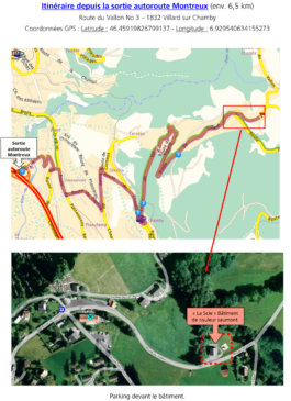 Route pour le Vallon